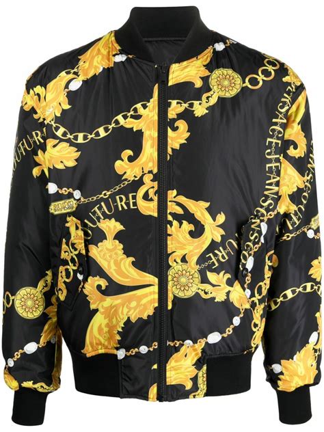 versace jeans couture jacket white|versace jacket price.